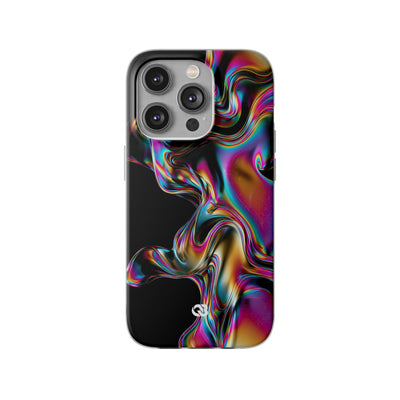 Purple Lite Phone Case for iPhone - Liquid Neon Chrome