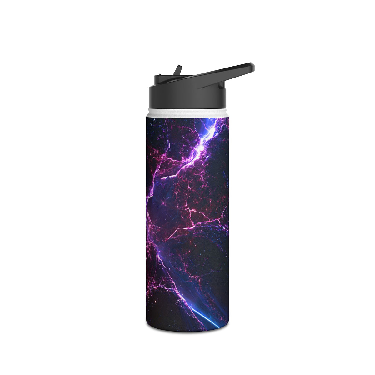 Neural Singularity · Insulated Water Bottle · Black