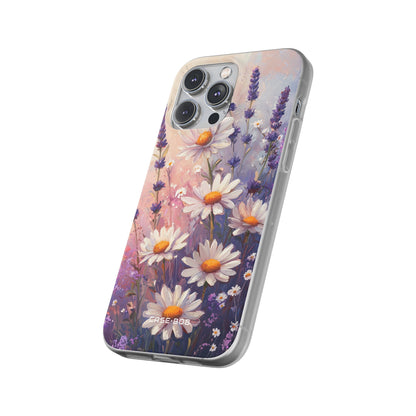 Daisy Lavender Bloom iPhone 14 Pro Max Case - Soft