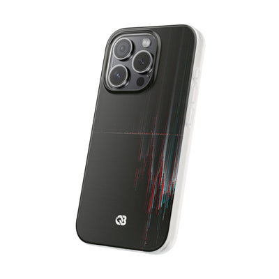 Black Lite Phone Case for iPhone - Corrupted Data Stream