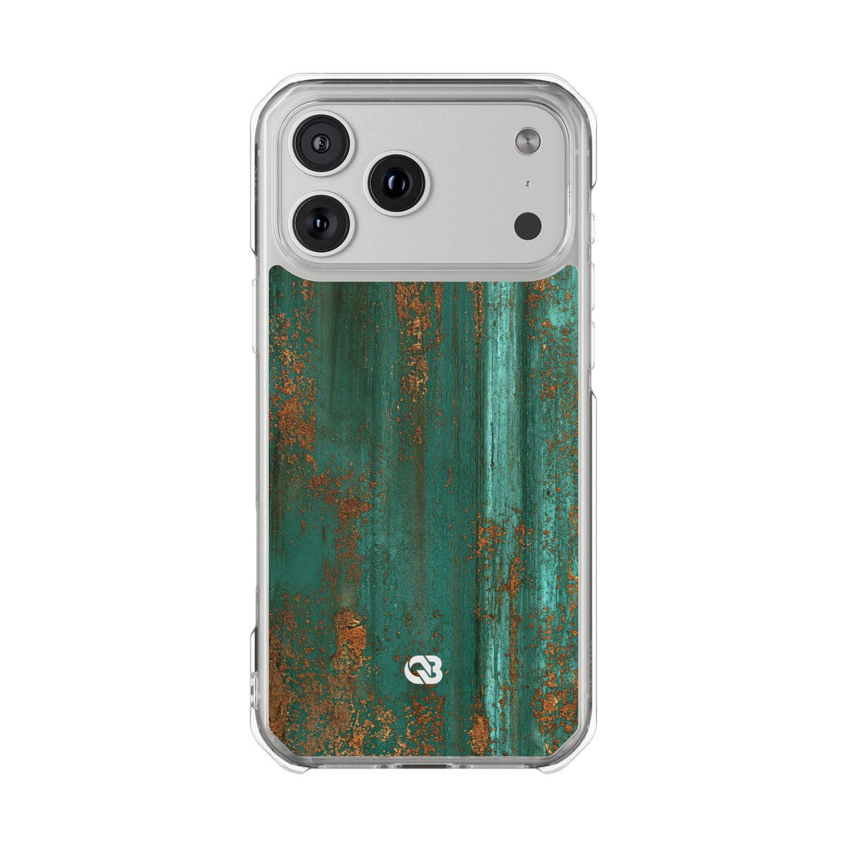 Oxidized Verdigris · Clear Impact Magnetic Phone Case for iPhone ·  Teal