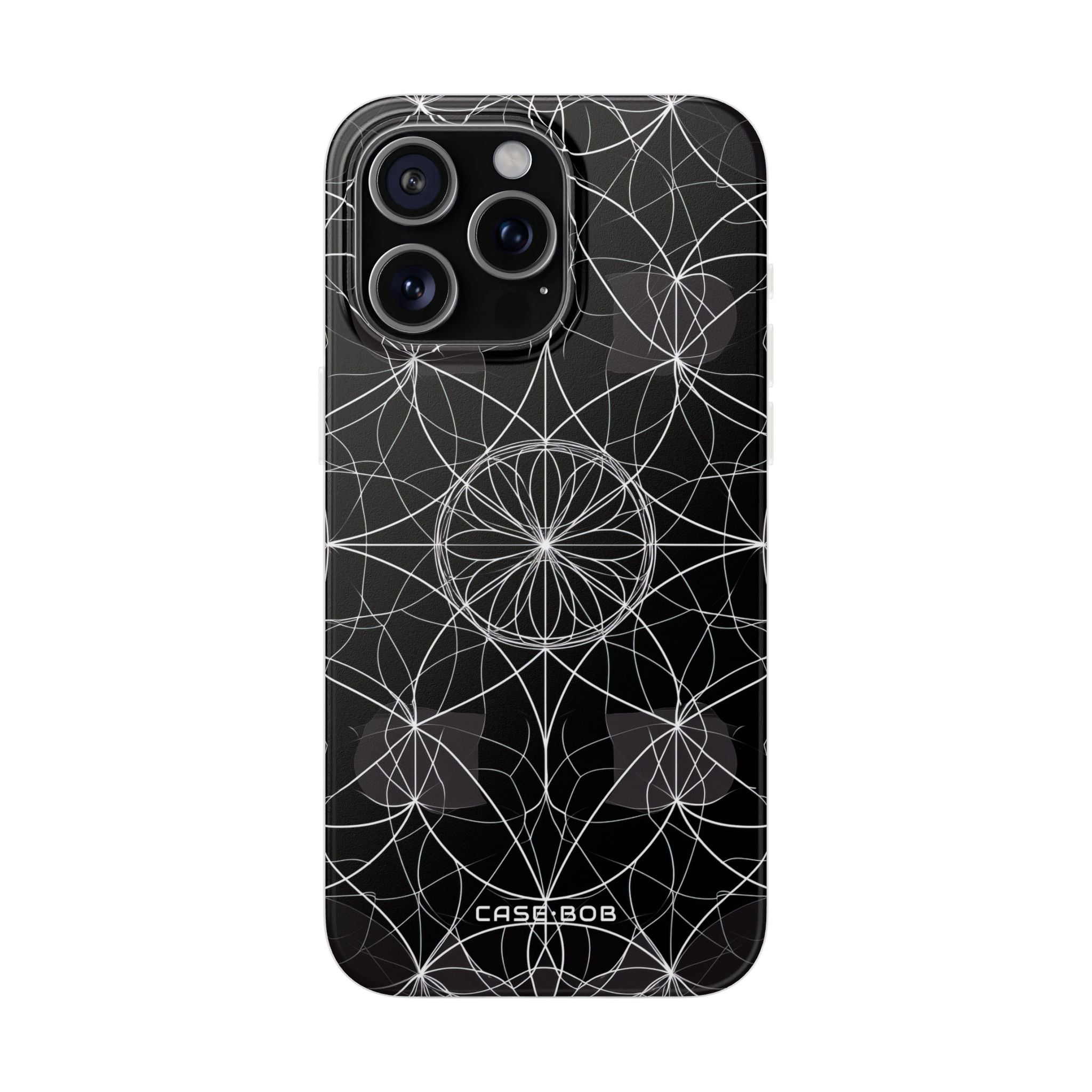 Radiant Petal Orbit iPhone 15 Pro Max Case - Soft