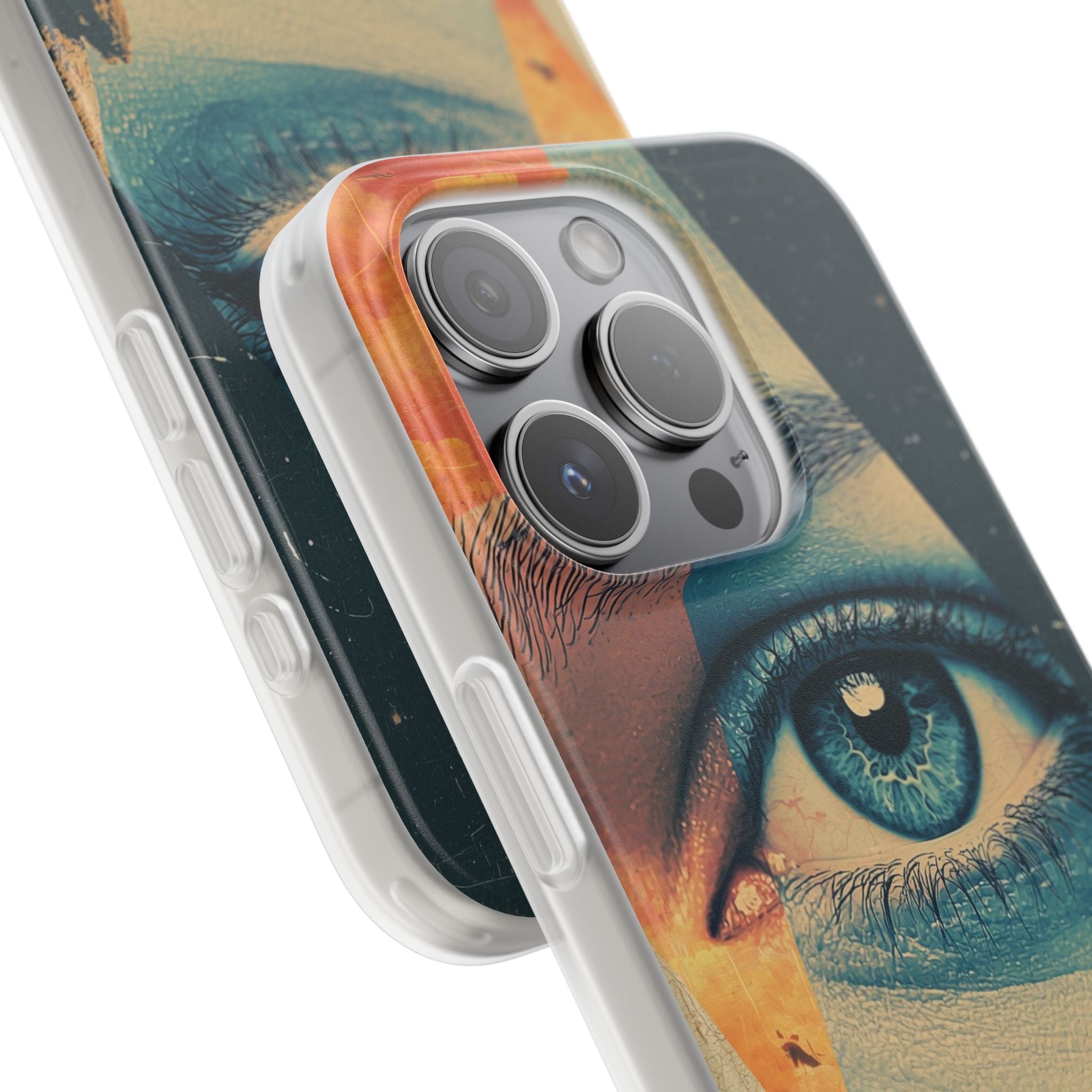 Fragmented Peak Gaze · Soft Phone Case for iPhone