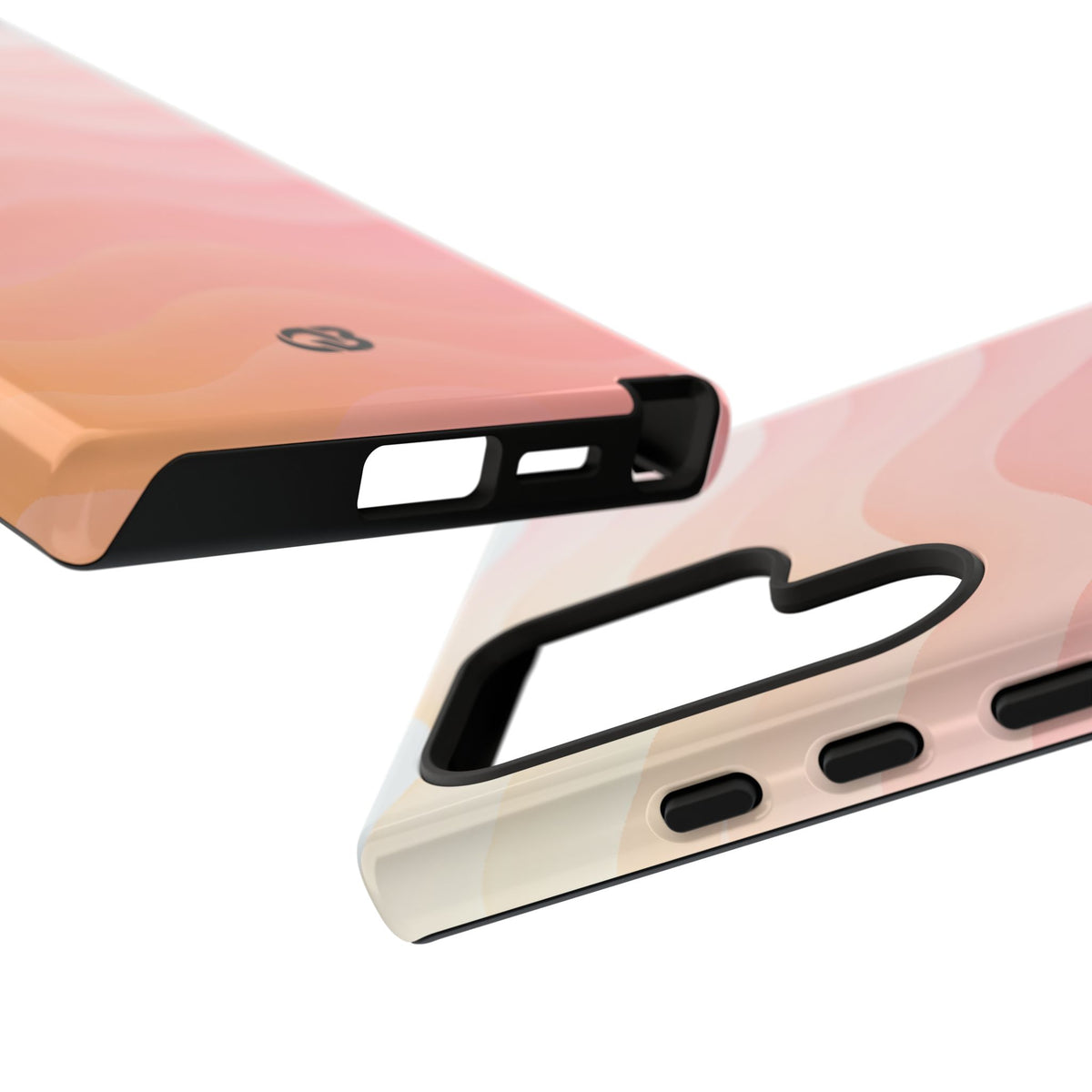 Blush Horizon Waves · Tough Phone Case for Samsung · Pink