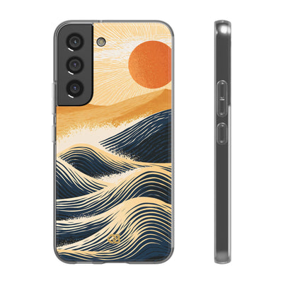 Blue Lite Phone Case for Samsung - Kyoto Cresting Tide