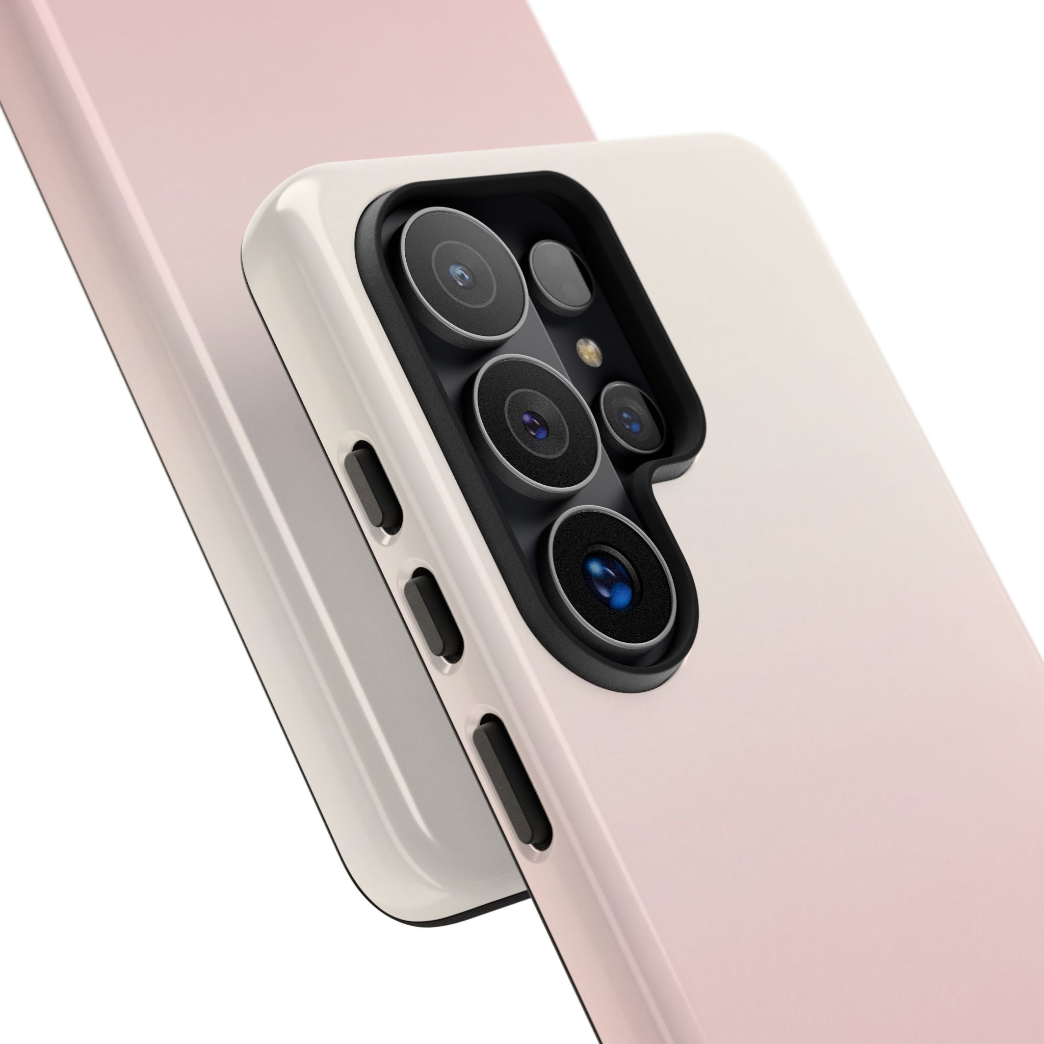 Pink Tough Phone Case for Samsung - Frosted Blush Horizon