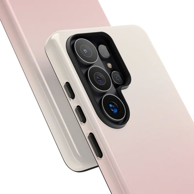 Pink Tough Phone Case for Samsung - Frosted Blush Horizon
