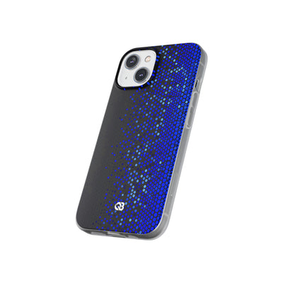 Cobalt Hex Dispersion · Lite Phone Case for iPhone ·  Blue