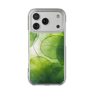 Emerald Leaf Veins · Impact Phone Case for iPhone · Magsafe