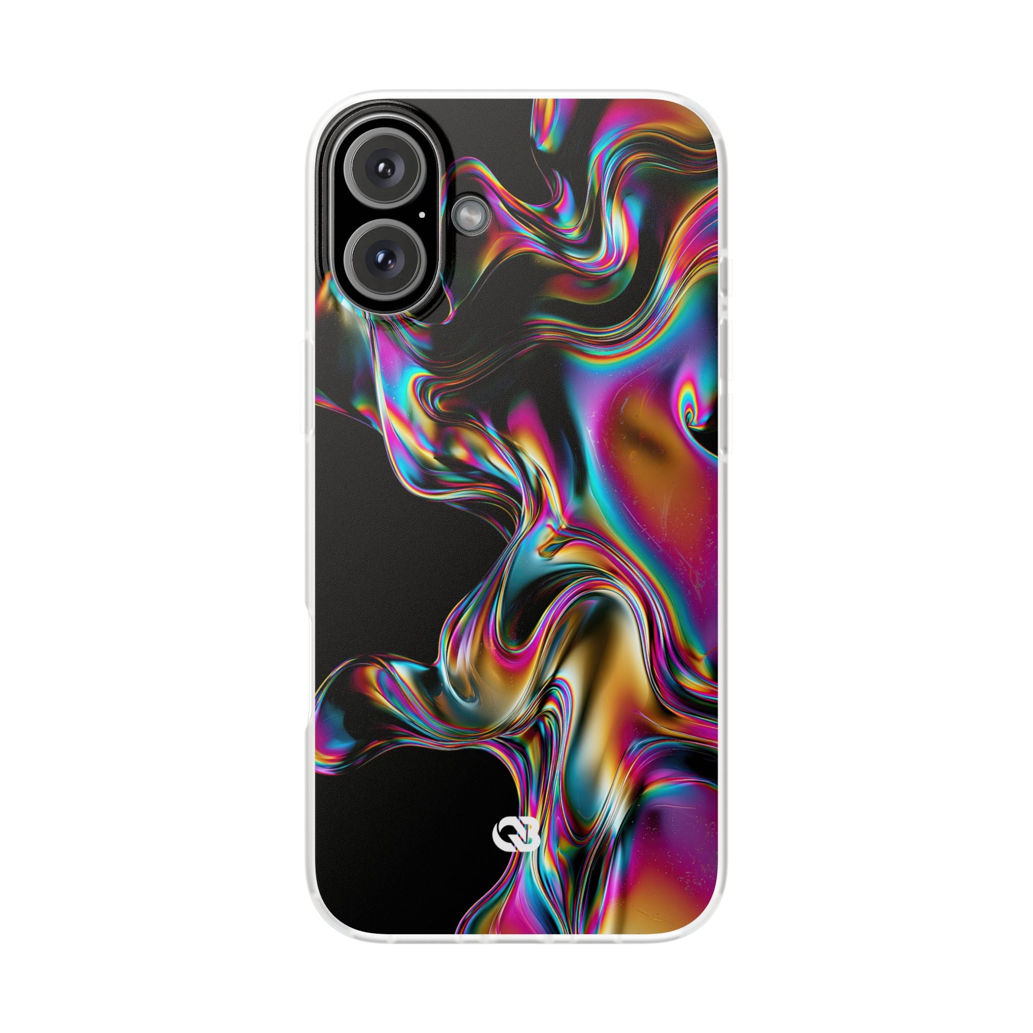 Purple Lite Phone Case for iPhone - Liquid Neon Chrome