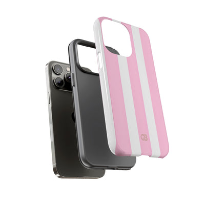 Soft Pink Stripe · Tough Coque de téléphone pour iPhone