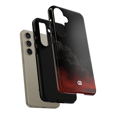 Crimson Fog Void · Tough Phone Case for Samsung · Black