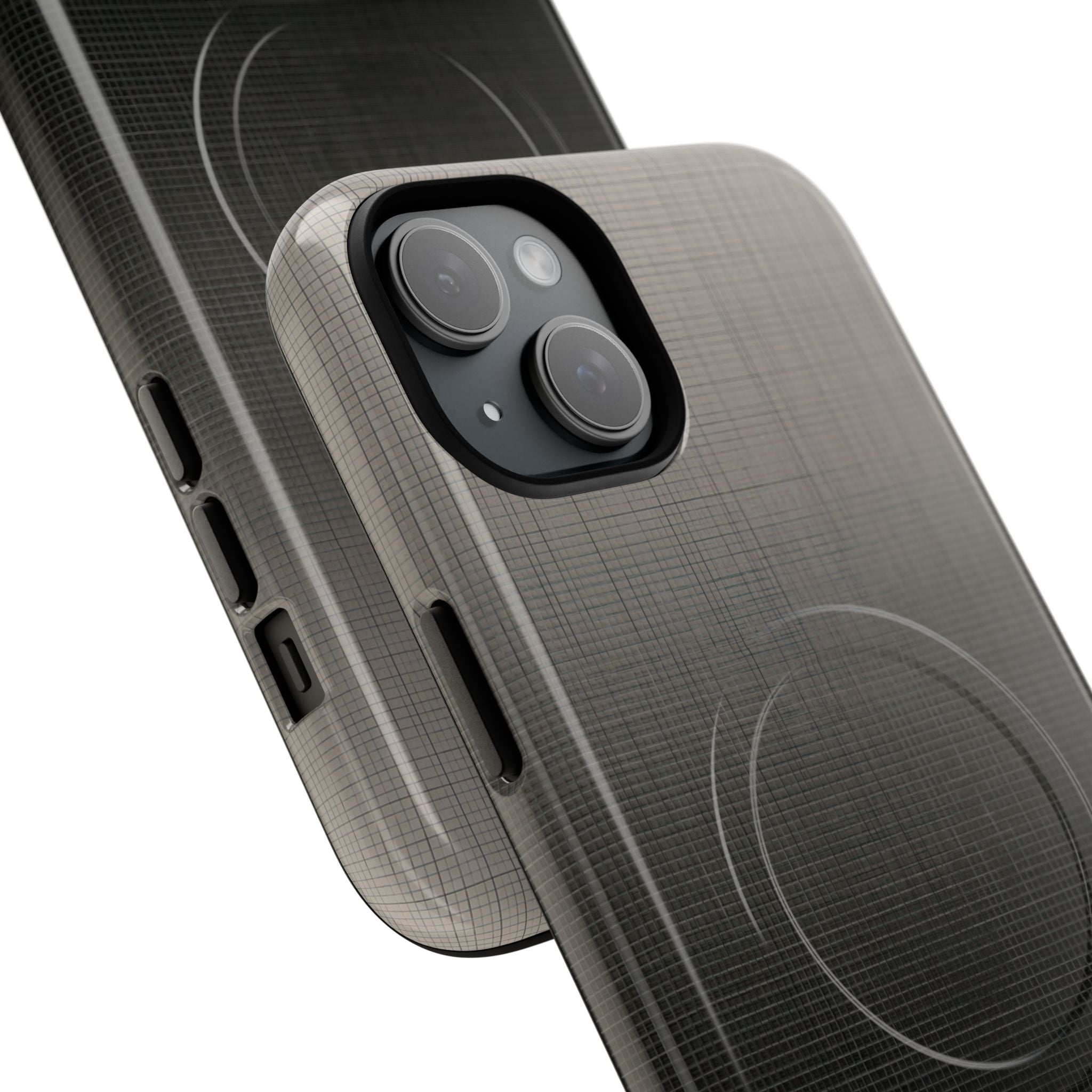 Grey Tough 2.0 Magsafe Phone Case for iPhone - Faded Sand Mesh