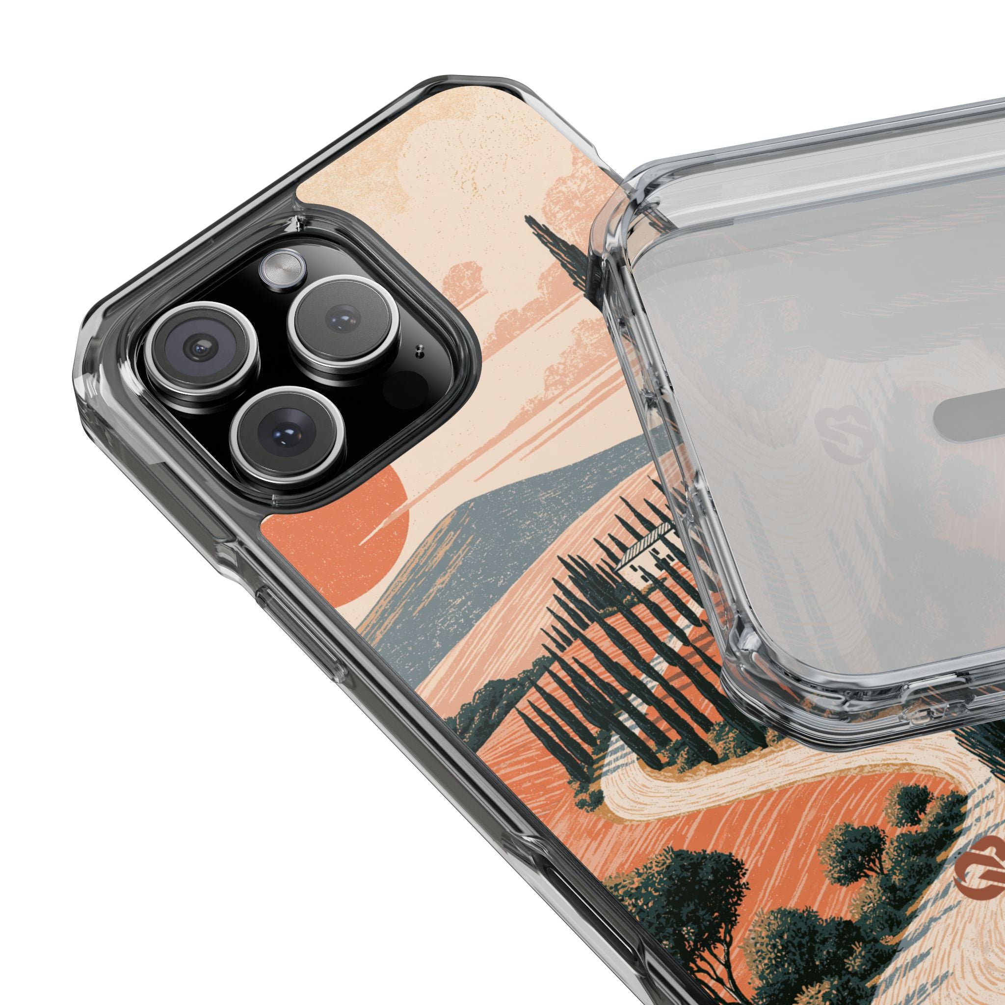 Orange Impact MagSafe Phone Case for iPhone - Terracotta Ridge Trail