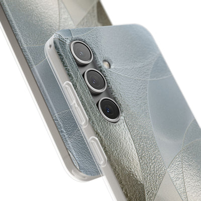 Silver Lite Phone Case for Samsung - Frosted Silver Mosaic