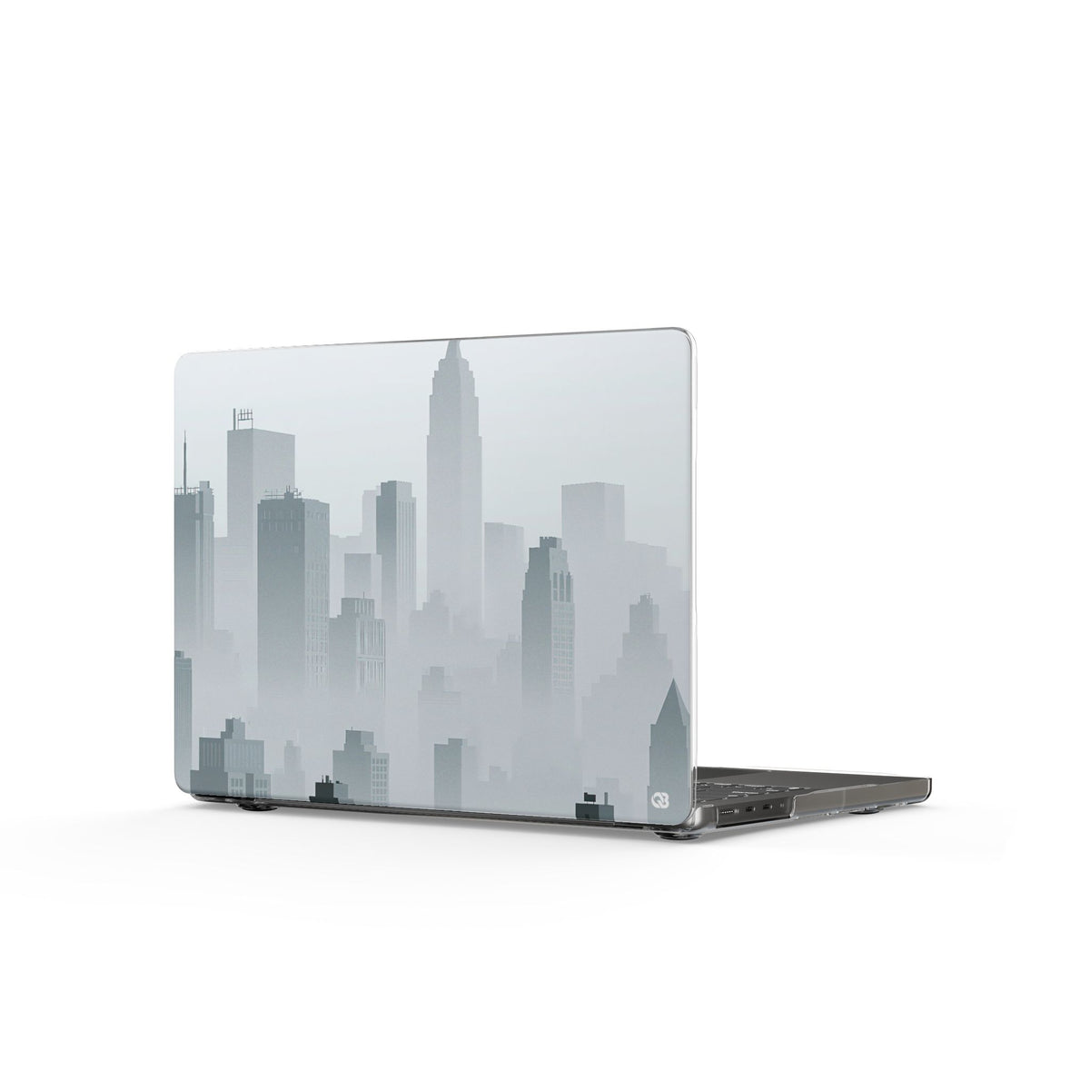 Metropolitan Horizon · Clear Hard Case for MacBook · Grey