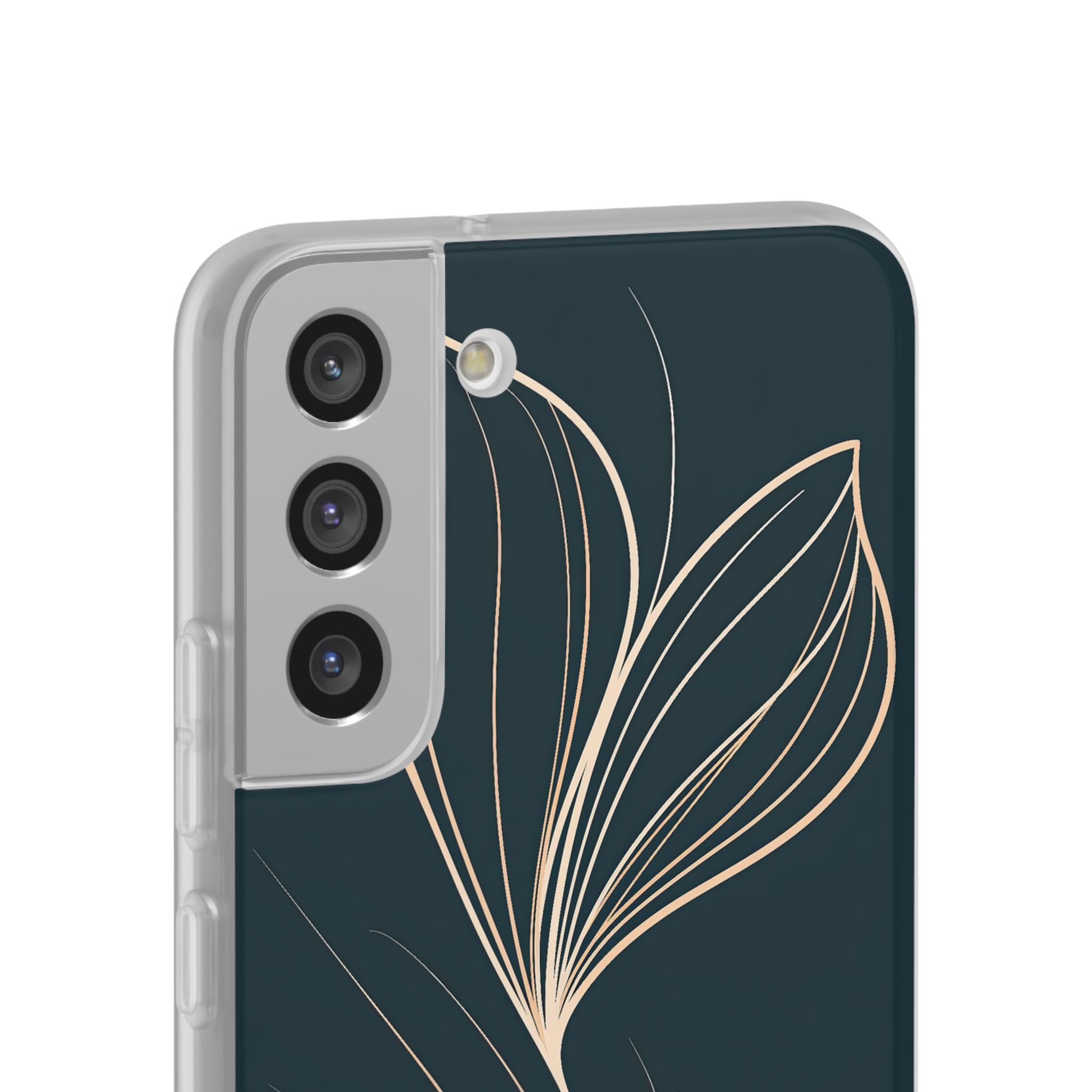 Teal Lite Phone Case for Samsung - Sandstone Silk Flora