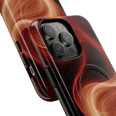 Solar Ember Flow · Tough 2.0 Magnetic Phone Case for iPhone · Orange