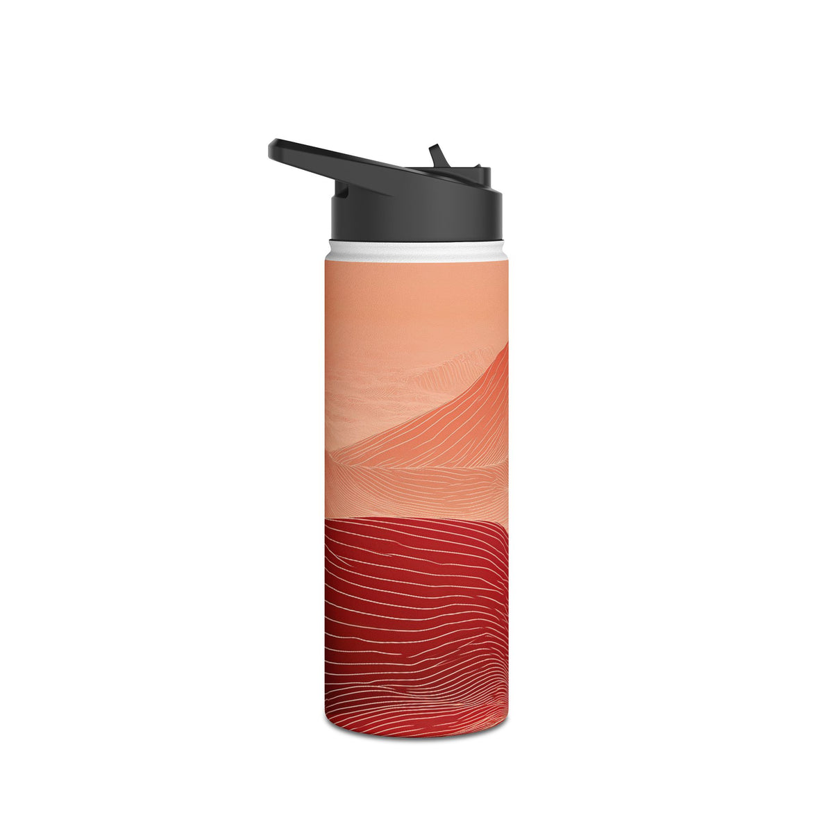 Crimson Horizon · Insulated Water Bottle · Red