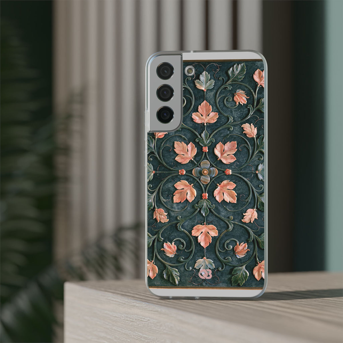 Florentine Rose Arabesque · Lite Phone Case for Samsung · Green