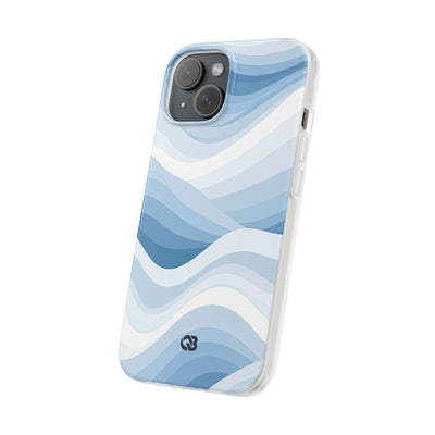 Blue Lite Phone Case for iPhone - Glacial Indigo Flow