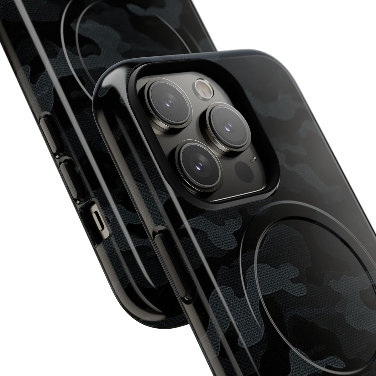 Blackout Urban Camo · Tough 2.0 Magnetic Phone Case for iPhone · Black