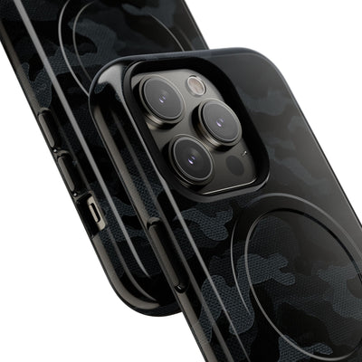 Blackout Urban Camo · Tough 2.0 Magnetic Phone Case for iPhone · Black
