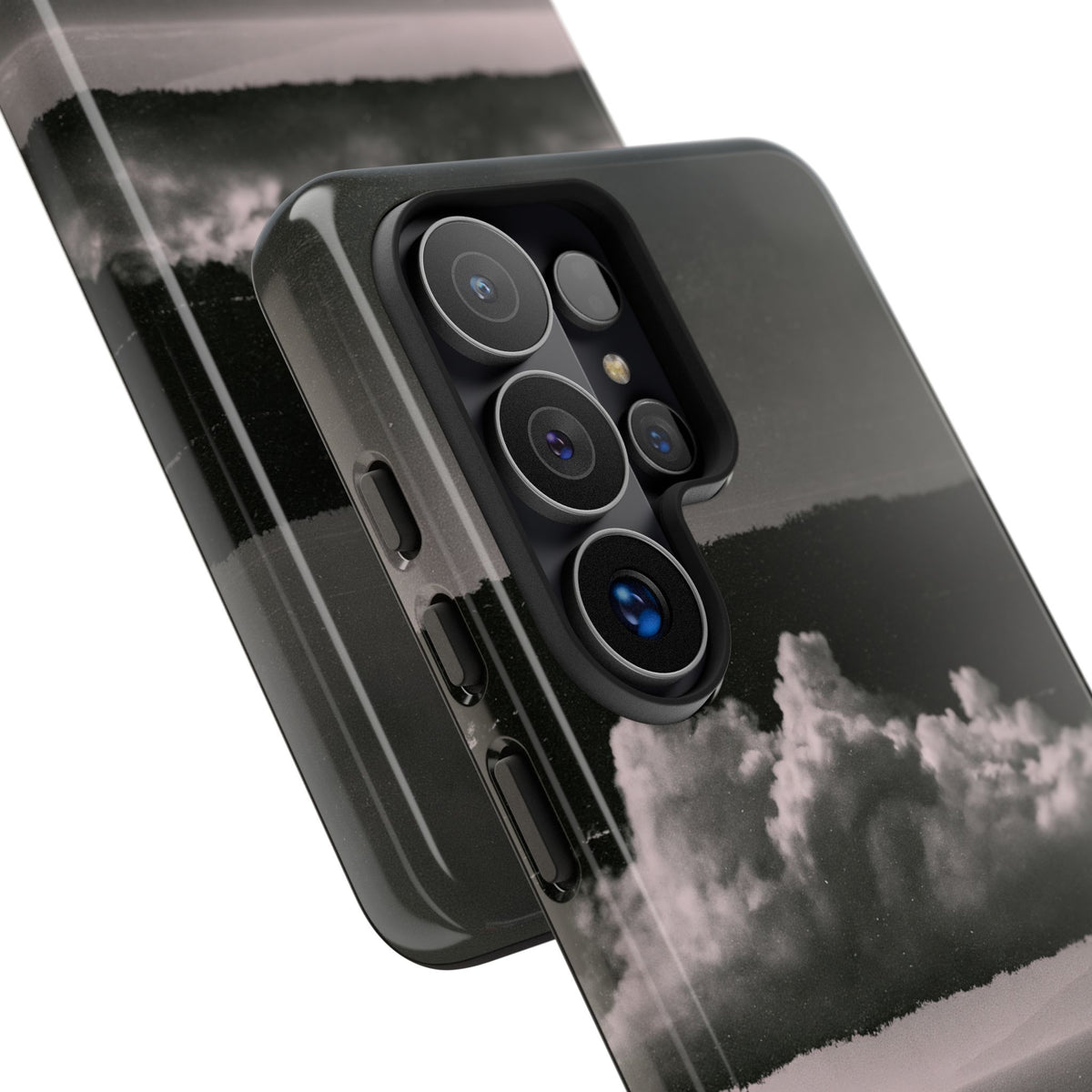 Crimson Horizon · Tough Phone Case for Samsung · Black