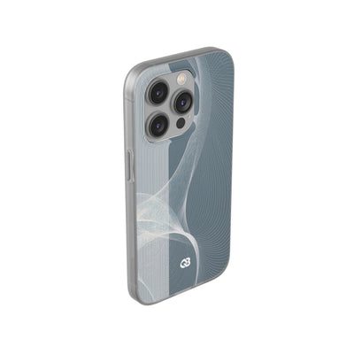 Grey Lite Phone Case for iPhone - Slate Mesh Horizon