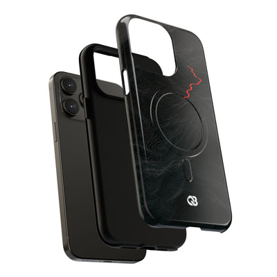 Crimson Ridge Pass · Tough 2.0 Magnetic Phone Case for iPhone · Black