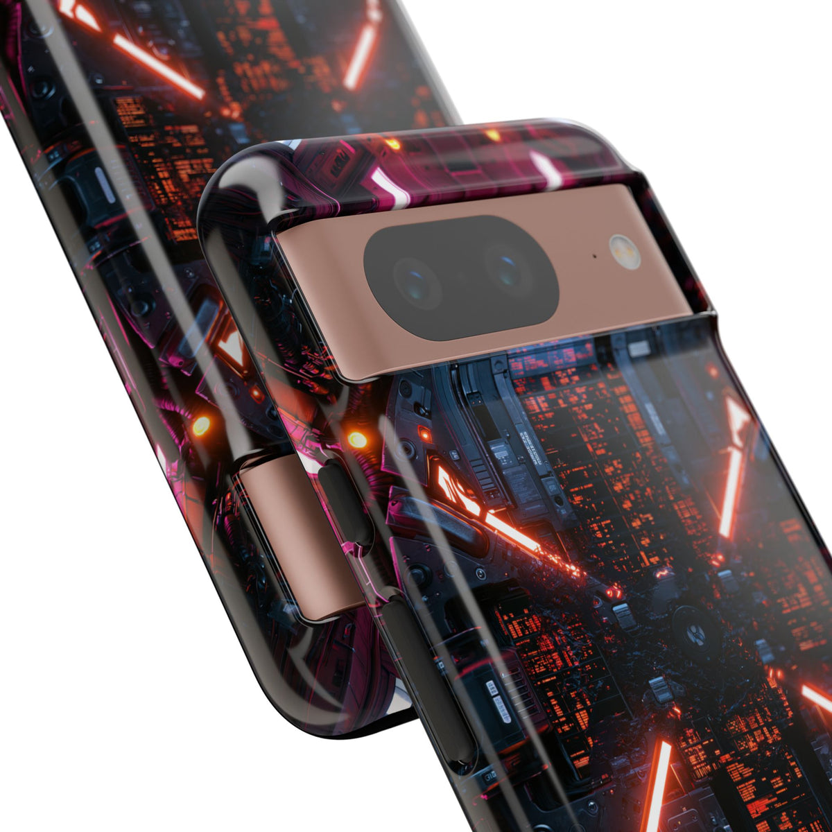 Cybernetic Reactor Core · Tough Phone Case for Pixel ·  Black