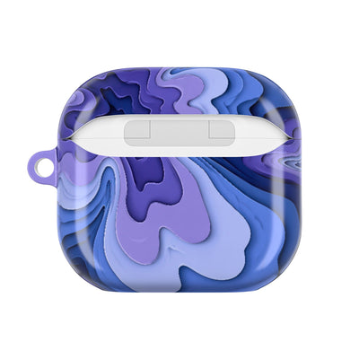 Periwinkle Strata Bloom · Hard Case for AirPods & AirPods Pro · Purple