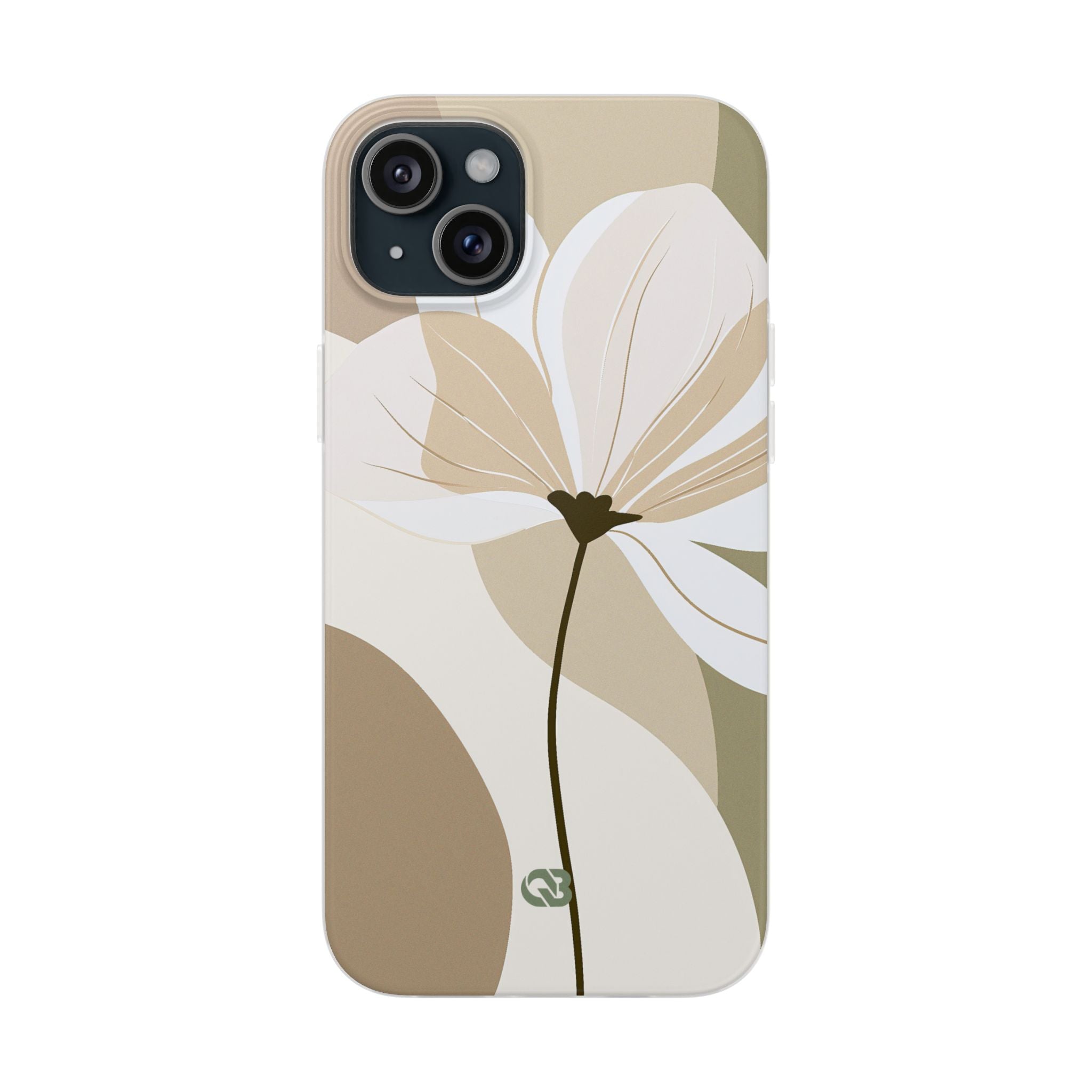 Beige Lite Phone Case for iPhone - Sage Linen Magnolia