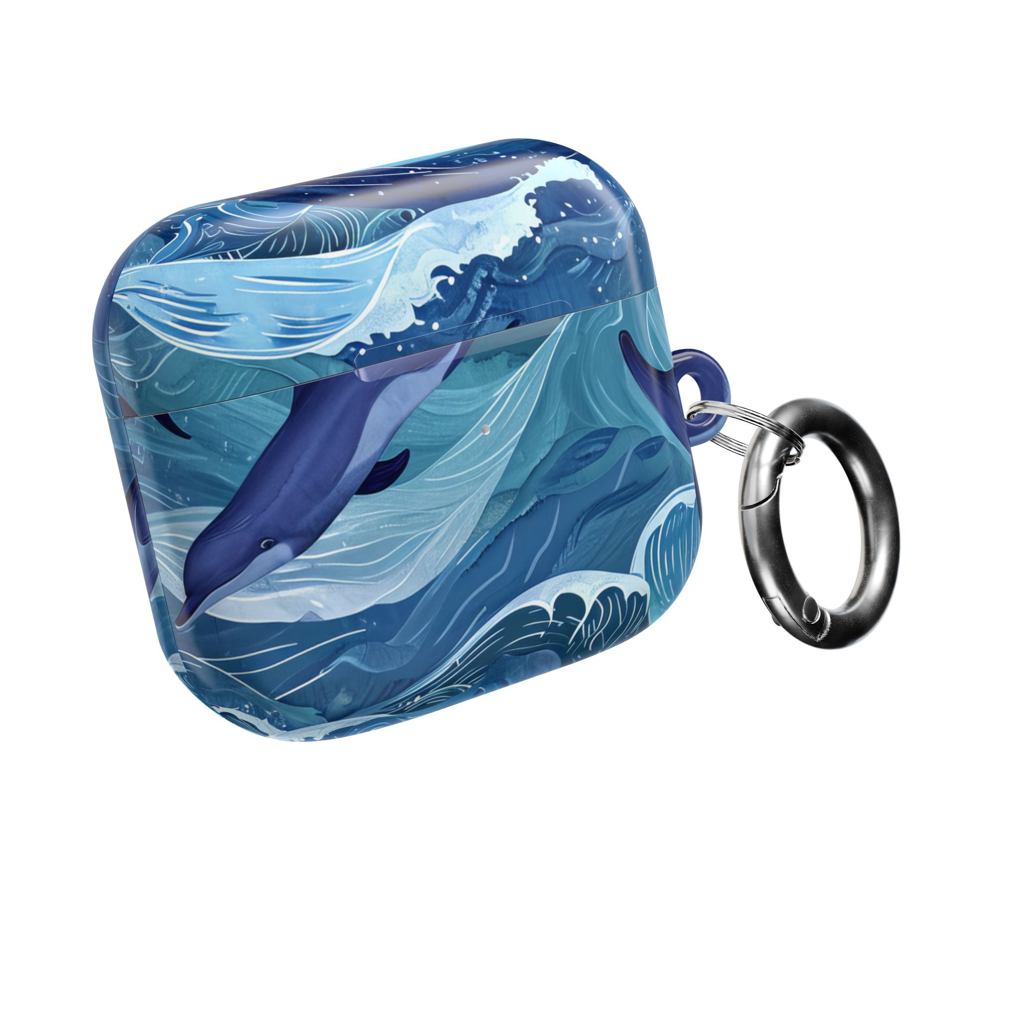 Dolphin Wave Dance - AirPods Case