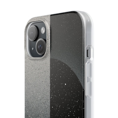 Black Lite Phone Case for iPhone - Lunar Static Orbit
