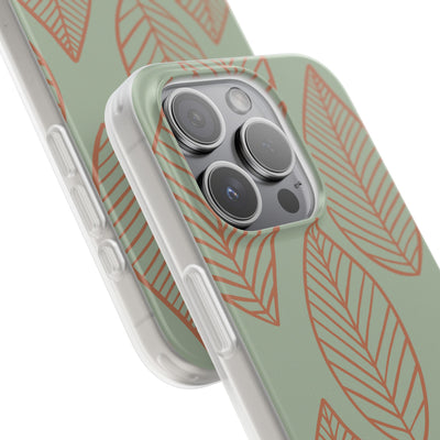 Sage Earth Leaves · Soft Phone Case for iPhone