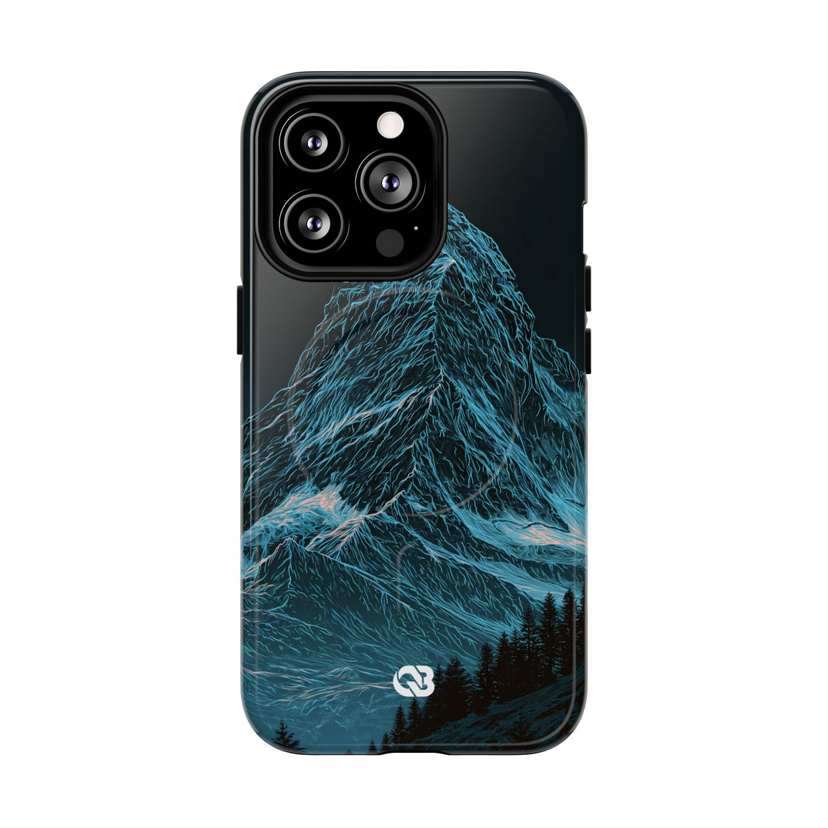 Glacial Alpine Peak · Tough 2.0 Magnetic Phone Case for iPhone · Blue