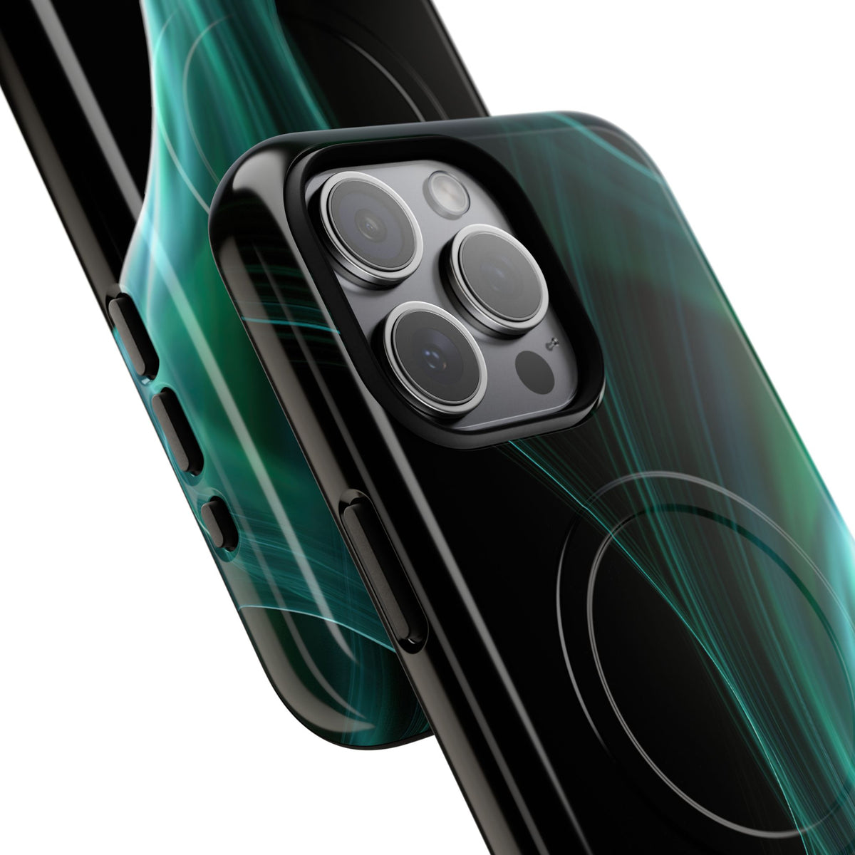 Emerald Lumen · Tough 2.0 Magnetic Phone Case for iPhone · Green