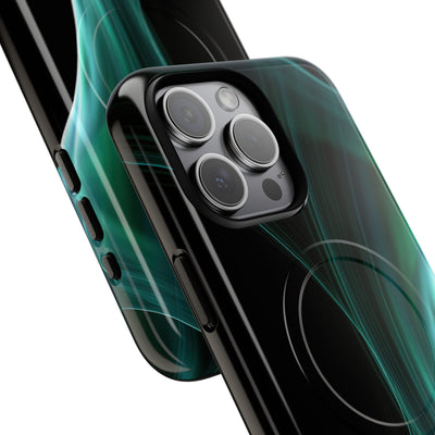 Emerald Lumen · Tough 2.0 Magnetic Phone Case for iPhone · Green