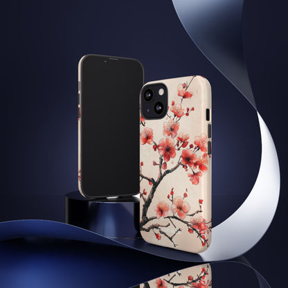 Blossom Shadow iPhone 13 Case - Tough
