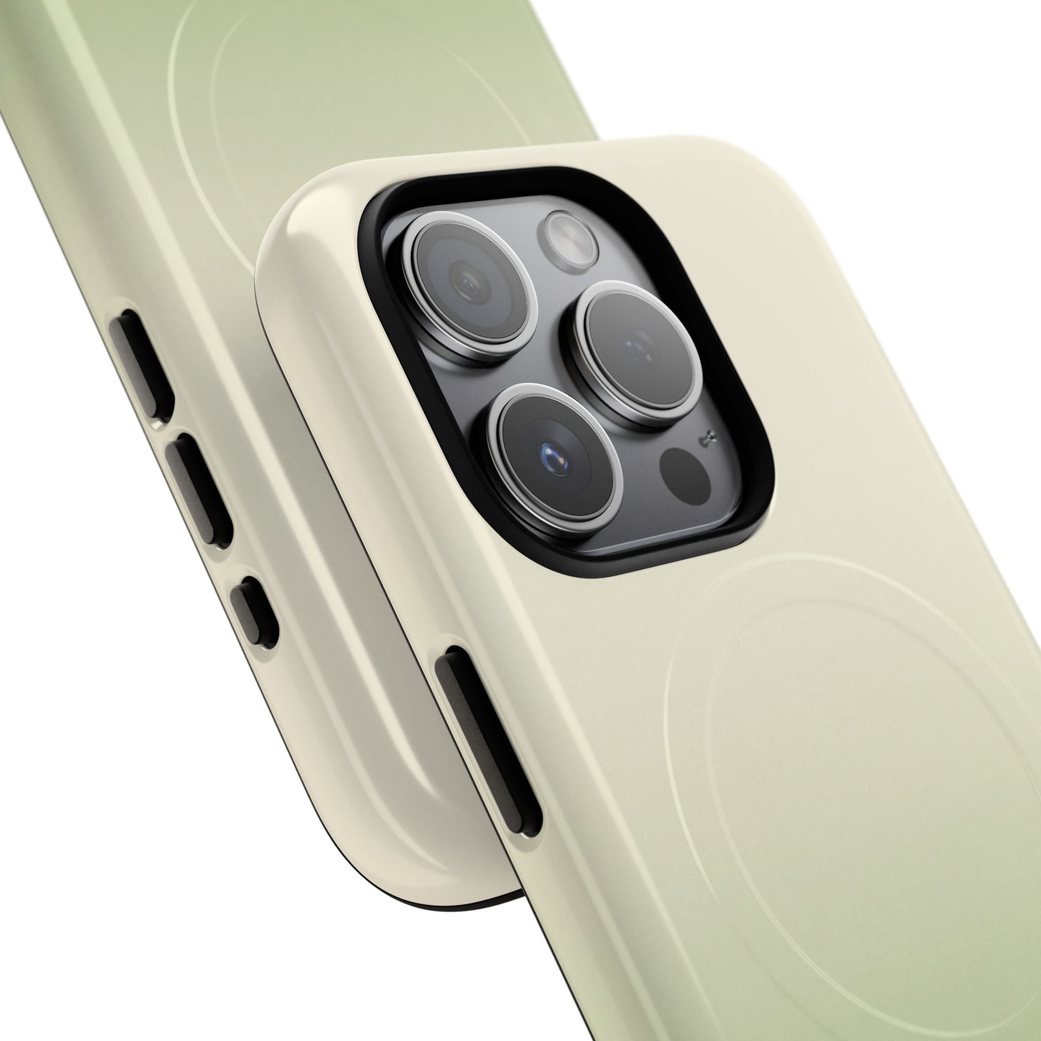 Green Tough 2.0 Magsafe Phone Case for iPhone - Bone Sage Fade