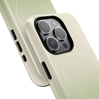 Green Tough 2.0 Magsafe Phone Case for iPhone - Bone Sage Fade