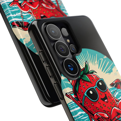 Retro Coastal Berry · Tough Mobilskal för Samsung