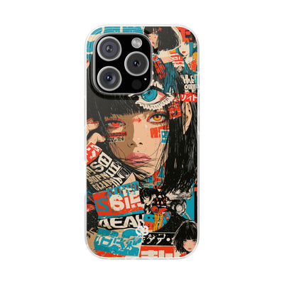 Shibuya Street Collage · Lite Phone Case for iPhone ·  Red
