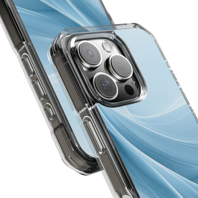 Blue Impact MagSafe Phone Case for iPhone - Arctic Silk Drift