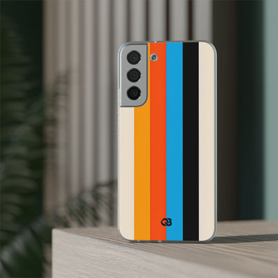 Retro Racing Stripes · Soft Handyhülle für Samsung