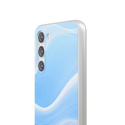 Blue Lite Phone Case for Samsung - Glacial Blue Silk