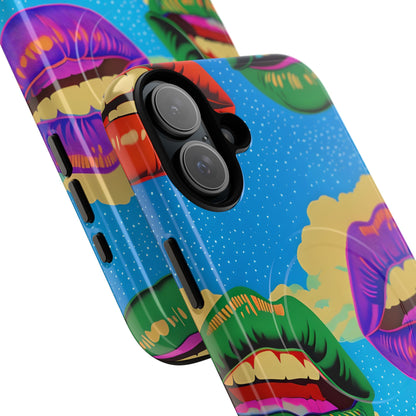Bunte Lipscape iPhone 16 Plus Case - Tough+