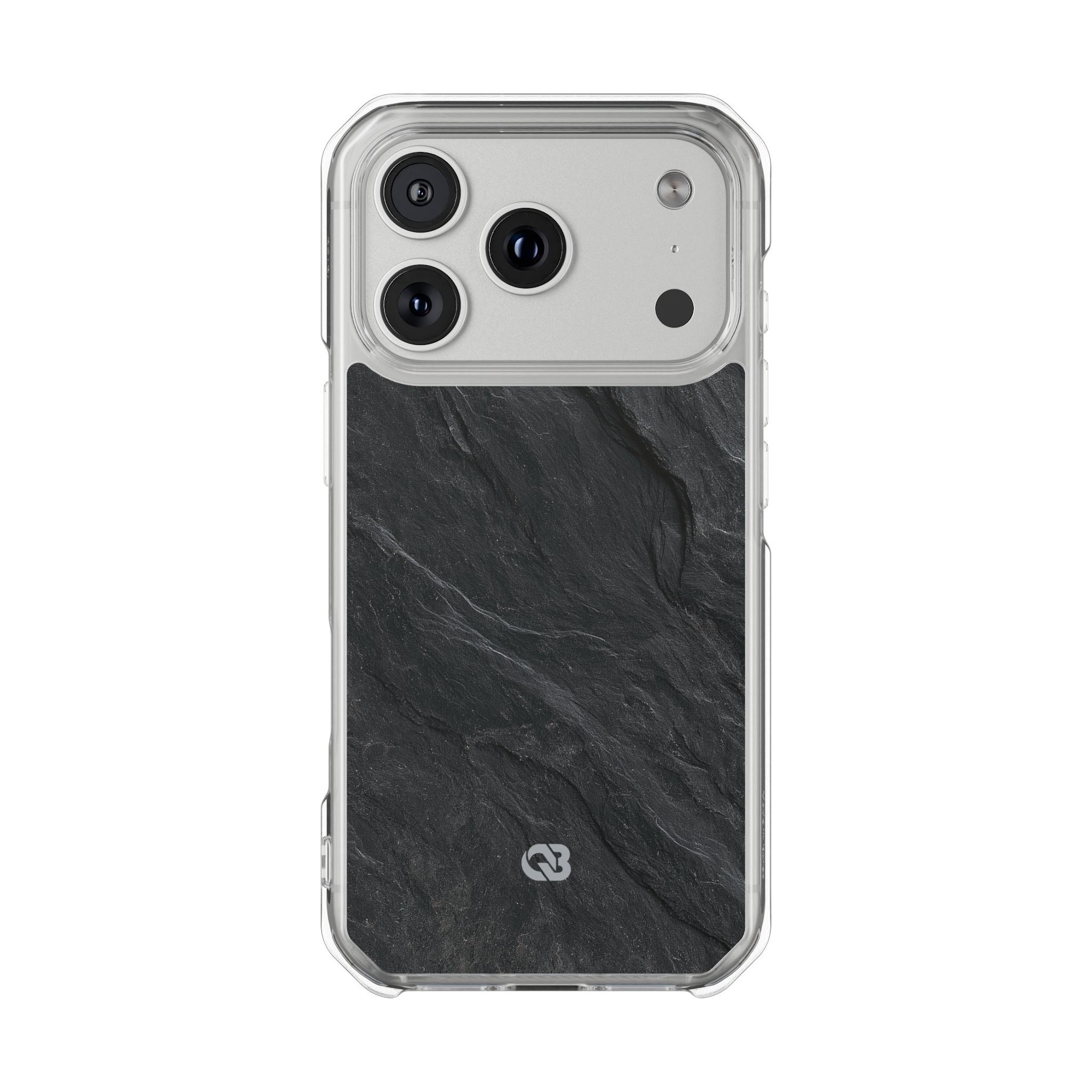 Black Impact MagSafe Phone Case for iPhone - Midnight Slate Ridge