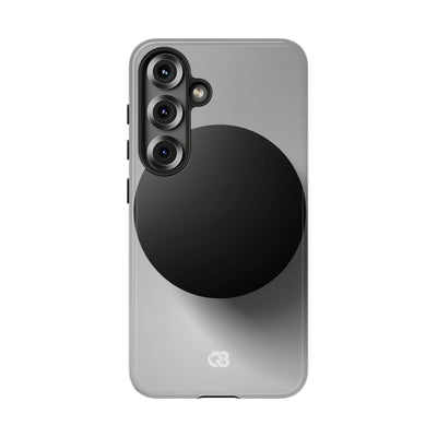 Grey Tough Phone Case for Samsung - Matte Onyx Sphere